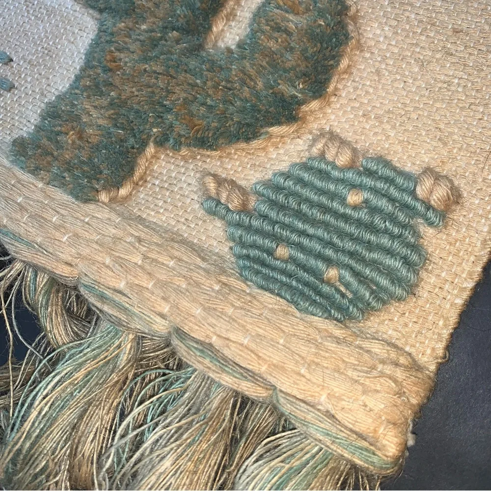 v i n t a g e :: 80s Woven Southwestern Desert Tapestry Wall Hanging